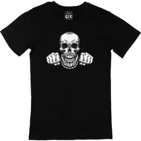Cix Kuru Kafa Yumruk Siyah Erkek T-shirt