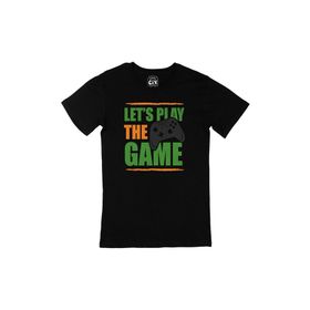 Cix Lets Play The Game Logolu Yuvarlak Yaka Siyah T-shirt