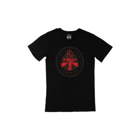 Cix Life Is Better Logolu Yuvarlak Yaka Siyah T-shirt