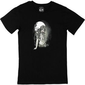 Cix Live Free Or Die Music Logolu Yuvarlak Yaka Siyah T-shirt