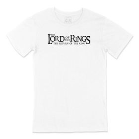 Cix Lord Of The Rings Return Yazılı Yuvarlak Yaka Siyah T-shirt