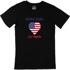Cix Los Angeles Siyah Erkek T-shirt