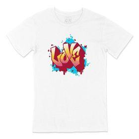 Cix Love Graffiti Beyaz T-shirt