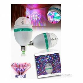 Cix LY-399 Duylu Renkli Led Döner Başlıklı Disko Ampulü
