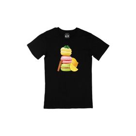 Cix Macaron Siyah T-shirt
