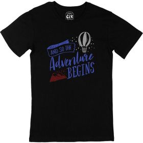 Cix Macera Seni Bekliyor Siyah T-shirt
