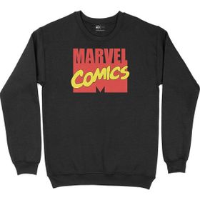 Cix Marvel Comics Siyah Kapüşonlu Sweatshirt