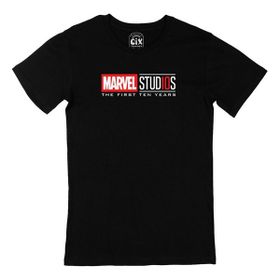 Cix Marvel Studious 10. Yıl Siyah Erkek T-shirt