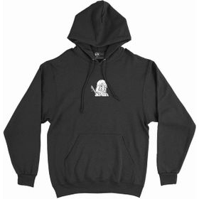 Cix Maskeli Anime Kız Siyah Kapüşonlu Sweatshirt
