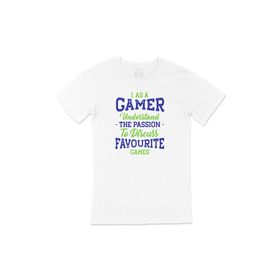 Cix Mavi As a Gamer Beyaz T-shirt