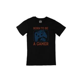 Cix Mavi Born to be a Gamer Siyah T-shirt
