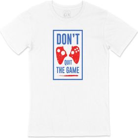 Cix Mavi Don't Quit the Game Beyaz T-shirt