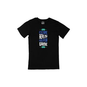 Cix Mavi Escape Reality Siyah T-shirt