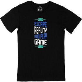 Cix Mavi Escape Reality Siyah T-shirt
