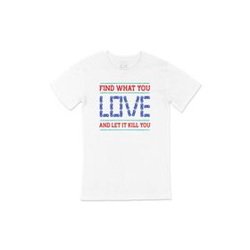 Cix Mavi Find What You Love Beyaz T-shirt