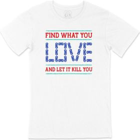 Cix Mavi Find What You Love Beyaz T-shirt