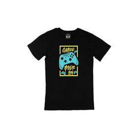 Cix Mavi Gamer Mode on Siyah T-shirt