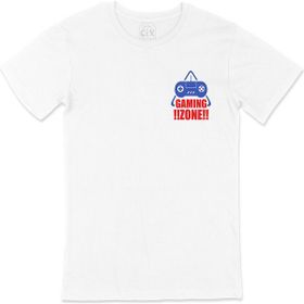 Cix Mavi Gaming Zone Beyaz T-shirt