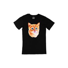 Cix Mavi Gözlü Kedi Siyah T-shirt
