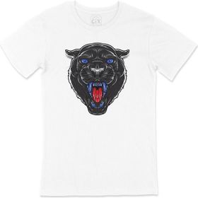 Cix Mavi Gözlü Panter Beyaz T-shirt