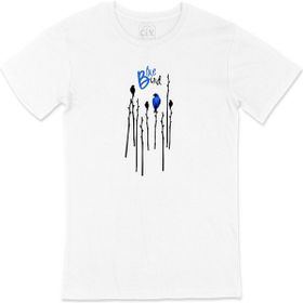 Cix Mavi Kuş Beyaz T-shirt