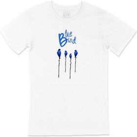 Cix Mavi Kuş Beyaz T-shirt