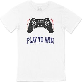 Cix Mavi Play to Win Beyaz T-shirt