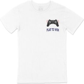 Cix Mavi Play to Win Beyaz T-shirt