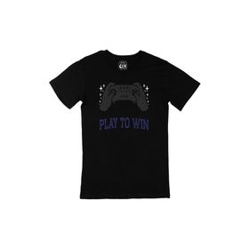 Cix Mavi Play to Win Siyah T-shirt