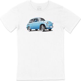 Cix Mavi Tosbağa Beyaz T-shirt