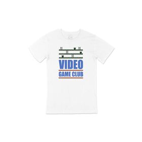 Cix Mavi Video Game Club Beyaz T-shirt