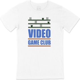 Cix Mavi Video Game Club Beyaz T-shirt