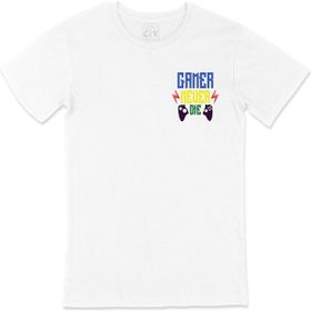 Cix Mavii Gamer Never Die Beyaz T-shirt