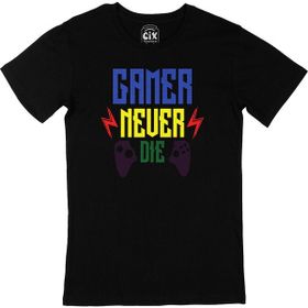 Cix Mavii Gamer Never Die Siyah T-shirt