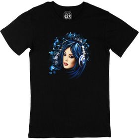 Cix Mavili Kız Siyah T-shirt