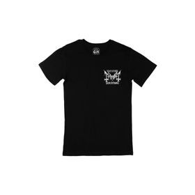 Cix Mayhem Tasarımlı Siyah T-shirt