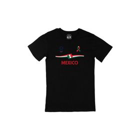 Cix Meksika Tokyo 2020 Olimpiyatları Siyah Erkek T-shirt