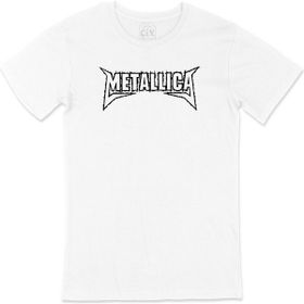 Cix Metallica Logolu Siyah Unisex T-shirt