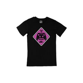 Cix Mor Start The Mission Yazılı Yuvarlak Yaka Siyah T-shirt