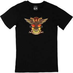 Cix Motorcycle Club Baskılı Siyah Unisex T-shirt