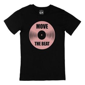 Cix Move The Beat Baskılı Siyah Unisex T-shirt