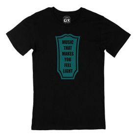 Cix Music That Makes You Feel Light Baskılı Siyah Unisex T-shirt