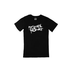 Cix My Chemical Romance Baskılı Siyah Unisex T-shirt