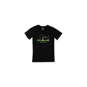 Cix Namsan Tower Baskılı Siyah Unisex T-shirt