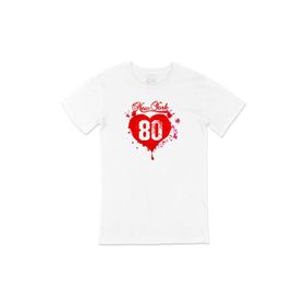 Cix New York 80 Yazılı Yuvarlak Yaka Beyaz T-shirt
