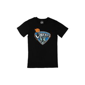Cix New York Liberty Baskılı Siyah Unisex T-shirt