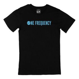 Cix No Frequency Baskılı Siyah Unisex T-shirt