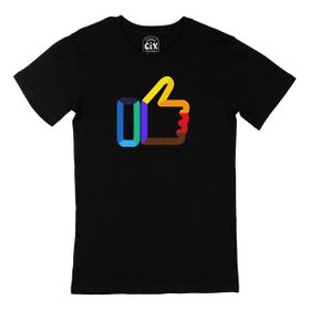 Cix Okey Logolu Yuvarlak Yaka Siyah T-shirt
