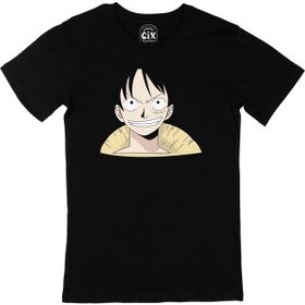 Cix One Piece Monkey D. Luffy Baskılı Siyah Unisex T-shirt