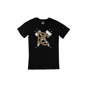 Cix Orman Kampı Baskılı Siyah Unisex T-shirt